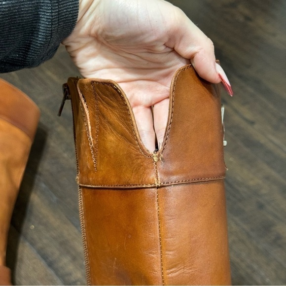 INC International Concept Frankii Leather Riding Boots Size 10 Women - Picture 7 of 9